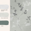 Laura Ashley Wallpaper Mari Mineral Green