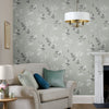 Laura Ashley Wallpaper Mari Mineral Green