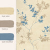 Bamboo leaves Laura Ashley Wallpaper Mari Gold