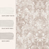 Non-woven Laura Ashley Wallpaper Apolline Dove Grey