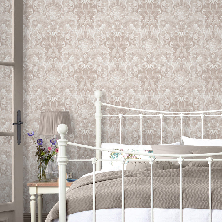 Laura Ashley Wallpaper Apolline Dove Grey