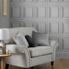 Rectangular design Laura Ashley Wallpaper Redbrook Wood Panel