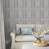 Silver Laura Ashley Wallpaper Redbrook Wood Panel