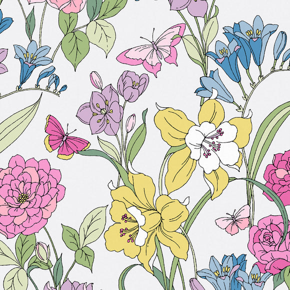 Floral design Laura Ashley Wallpaper Gilly Multi