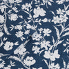 Floral monoprint wallpaper Laura Ashley Rye Midnight Seaspray Blue