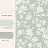 Laura Ashley Wallpaper Rye Sage Green