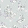 Pale duck egg blue floral wallpaper Laura Ashley Igerna