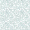 Elegant floral wallpaper Louise Duck Egg Blue