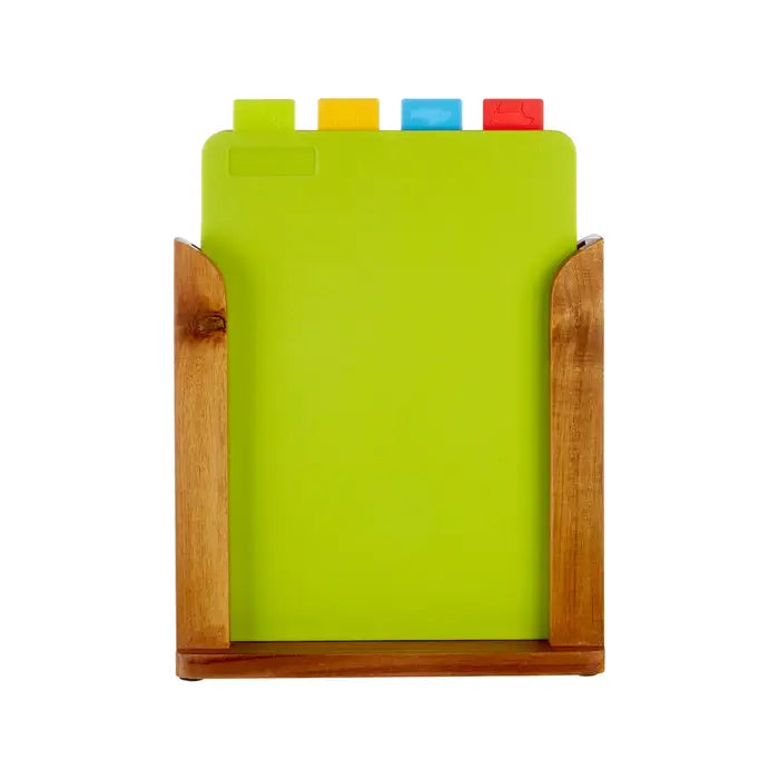 Wood Stand Chopping Board Set Of 4