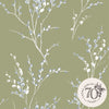 Classic floral design Laura Ashley Pussy Willow wallpaper