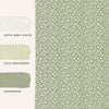 Easy application Laura Ashley Sweet Alyssum Moss Green wallpaper