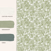 Botanical Laura Ashley Louise Moss Green wallpaper