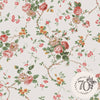 Delicate Laura Ashley Mountney Garden Antique Pink wallpaper design