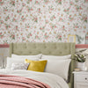 Botanical Laura Ashley Mountney Garden Antique Pink wallpaper