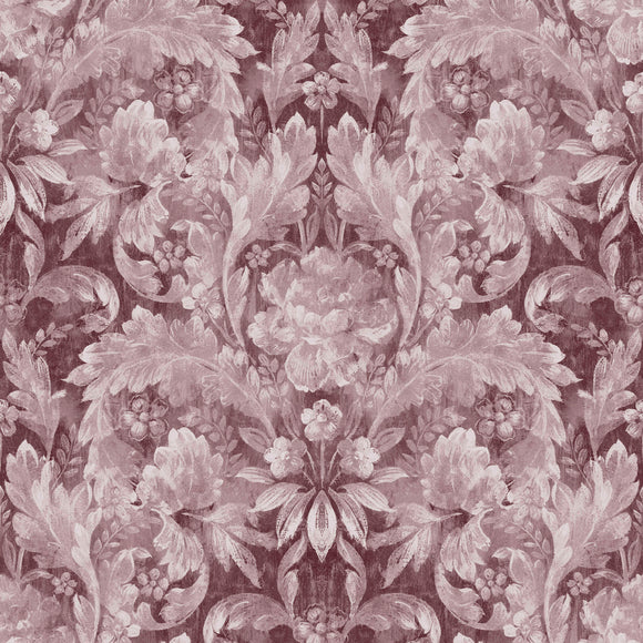 Laura Ashley Apolline Pale Blackberry wallpaper elegant damask design