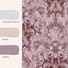 Timeless Laura Ashley Apolline Pale Blackberry wallpaper for home decor