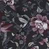 Laura Ashley Edita’s Garden Charcoal Grey wallpaper floral pattern