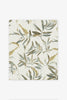 Cascade Green wallpaper featuring a stylish leaf pattern and calming sage hues