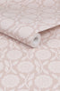 Charming Medley Pink wallpaper with a classic country design for any room