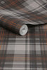 Detailed check pattern on Alpine Lodge Check wallpaper