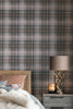 Warm and comforting Alpine Lodge Check wallpaper for any room