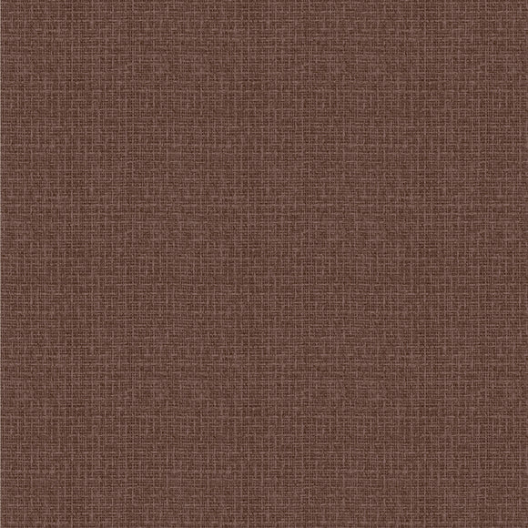 Nomadic Brown wallpaper featuring a warm cocoa color and classic semi-plain design