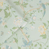 Laura Ashley Wallpaper Summer Palace Eau de Nil with flowers