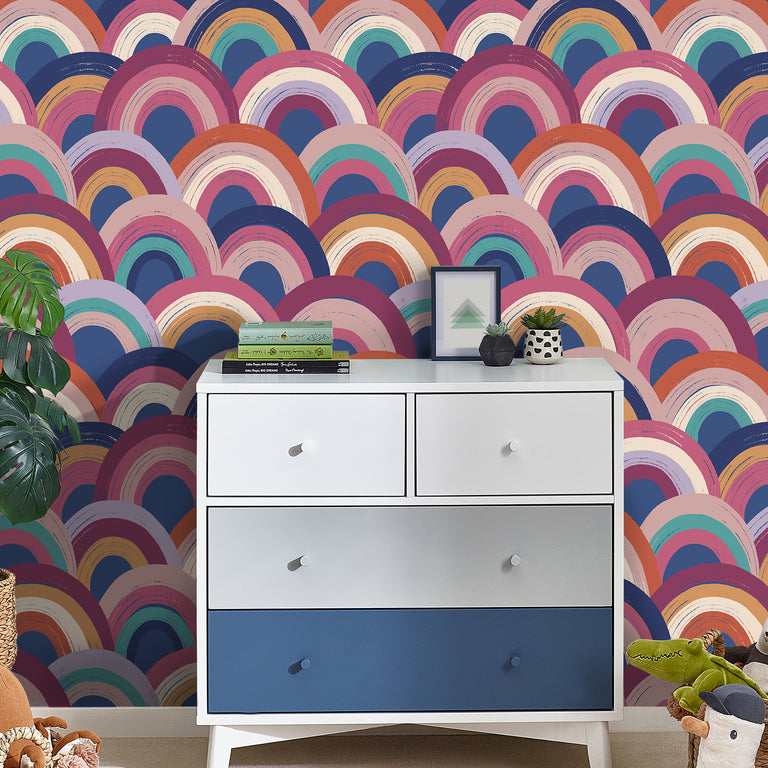 Next Wallpaper Abstract Rainbow Brights