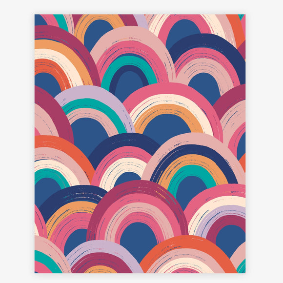 Abstract Rainbow Brights wallpaper with bright colors