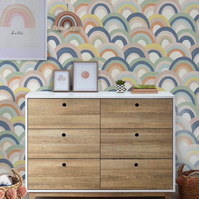 Next Wallpaper Abstract Rainbow Pastel