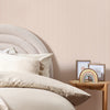 Elegant wall decor Next Wallpaper Calm Stripe Pink