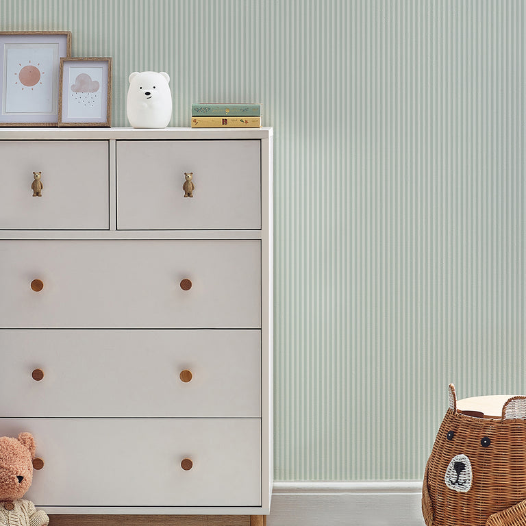 Next Wallpaper Calm Stripe Sage