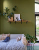 Farrow & Ball Sap Green No.199 in a room setting, photographed by Farrow & Ball