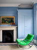 Farrow & Ball Lulworth Blue No.89 in a room setting, photographed by Farrow & Ball