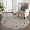 Ankara Global Rug 12 Grey Multi- Round