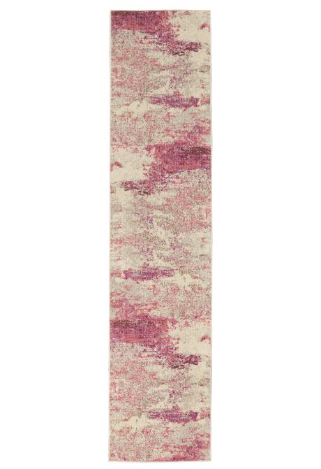 Nourison Rug Celestial Rug 02 Ivory Pink - Runner