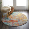 Nourison Celestial Rug 02 Sealf - Round