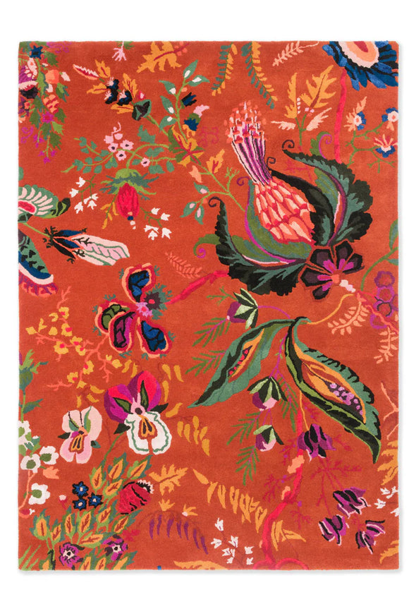 Harlequin Wonderland Floral Amber/Lapis 144713 Rug