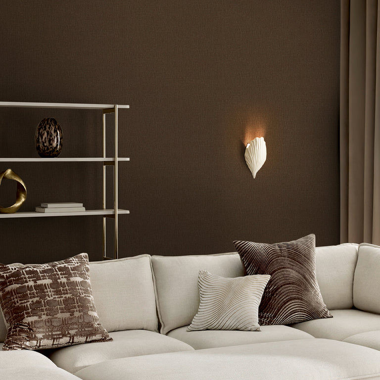 Next Linen Look Wallpaper Chocolate, Textured Brown Wallpaper, Warm Linen Effect, Paste the Wall, 10m Roll