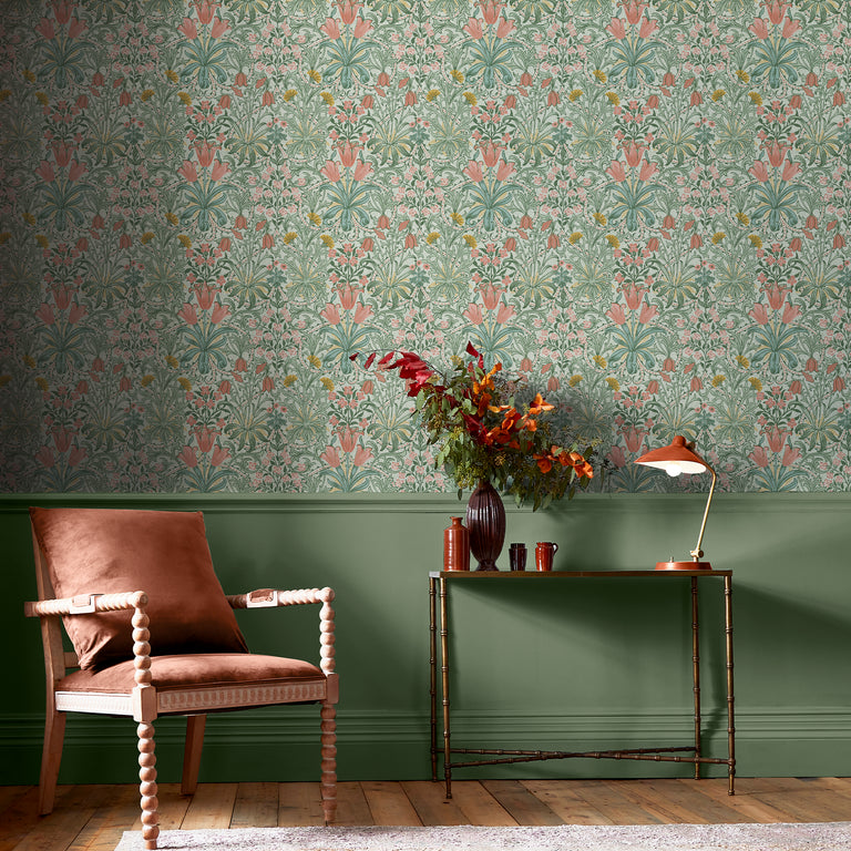 William Morris Woodland Weeds Floral Wallpaper Spring Garden – Elegant Botanical Pattern, Paste the Wall