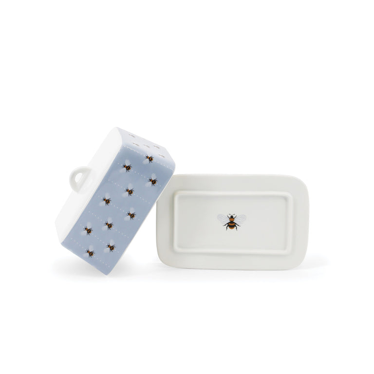 Tipperary Crystal Bee Butter Dish