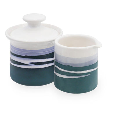 Paul Maloney Pottery Tea Milker And Sugar Bowl