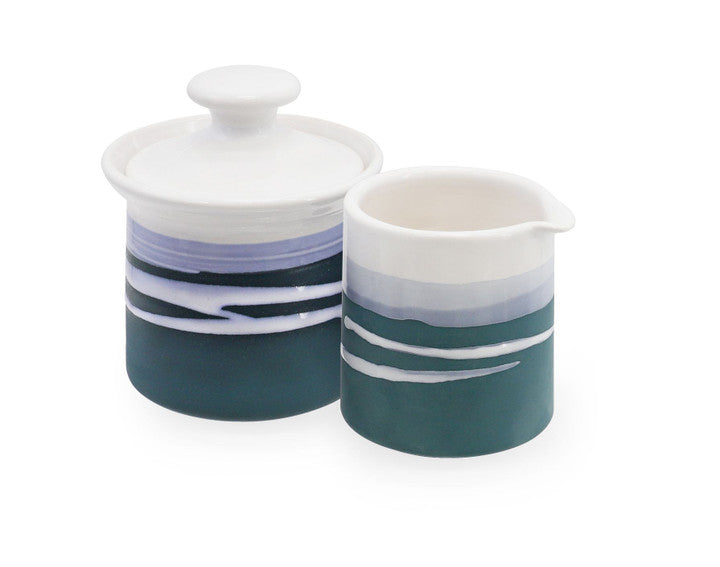 Paul Maloney Pottery Tea Milker And Sugar Bowl