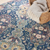 Ankara Global Rug 16 Navy Multi- Round