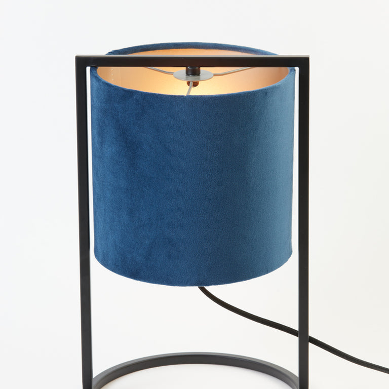 Table lamp Santos Petrol Blue Shade