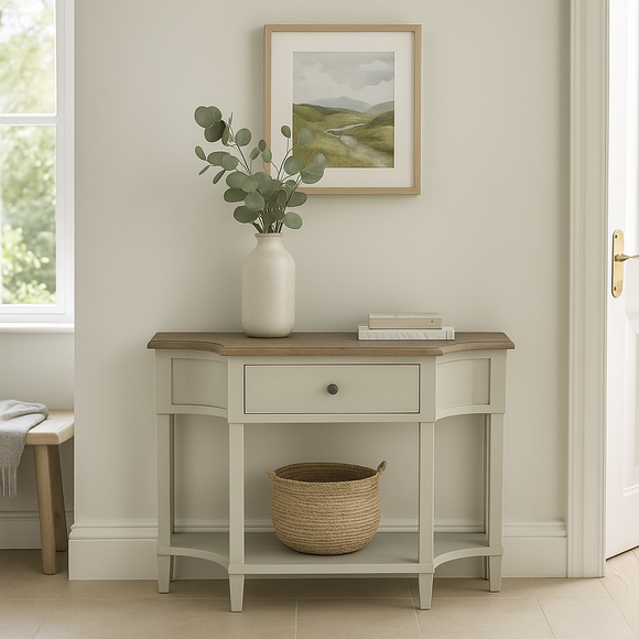 Sofia Sofa Table Small Hardwick Rustic Brown