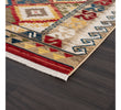 Rukas 0232A Geometric Rug  picture of thecorner of the rug
