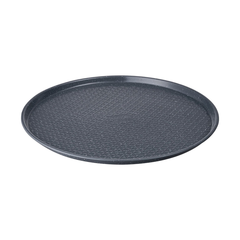Denby Quantanium Non-Stick Pizza Tray 36cm x 36cm Carbon Steel Baking & Cooking Tray, Granite Finish