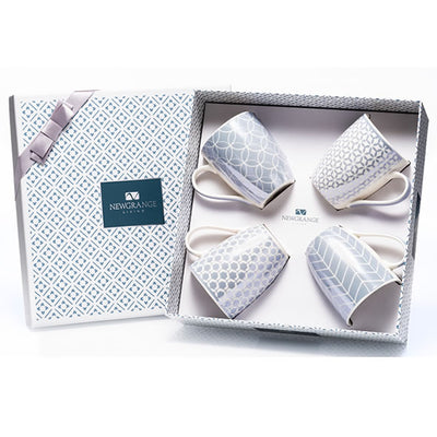 Newgrange Gemma Bone China Mug Set of 4