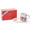 Newgrange Living Robin Mug and Snack Tray Set